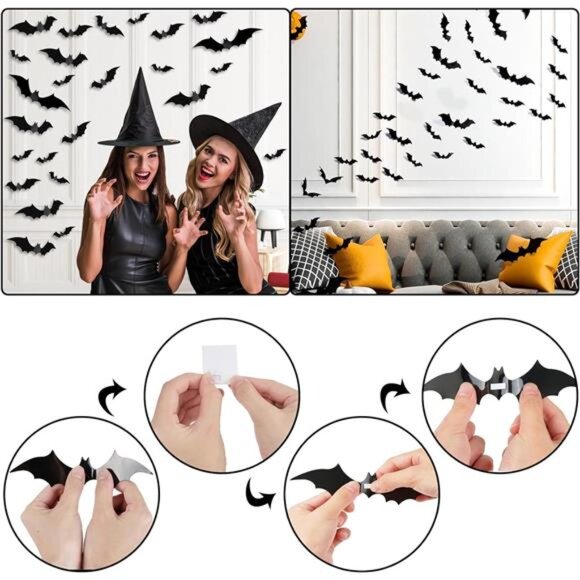 5-Pack Halloween Decorations - Indoor Spider Web - Picture 7 of 8